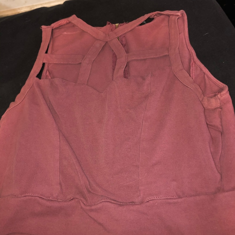 Cropped tank tops with beautiful cut outs on top